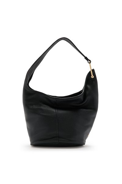 Michael Kors Sonny Schwarze Leder-Umhängetasche 30F4G2YL6L-001
