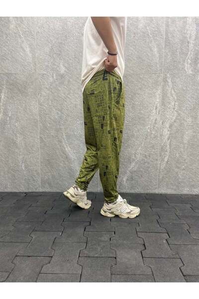 FıttingRoom Comfortable Fit Baggy Pants with Elastic Waist
