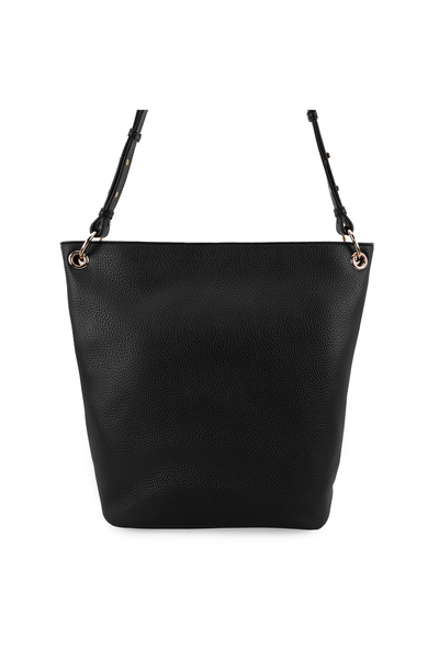 Desa Chelsey Чорна жіноча сумка через плече із замші