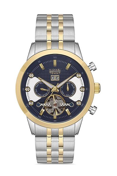 MICHAEL TOMMY Mt-11037g-csbl06 Automatic Men's Wristwatch