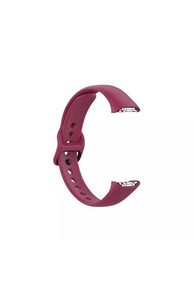 MercanSaat حزام ساعة من السيليكون متوافق مع Samsung Galaxy Fit Sm-r370