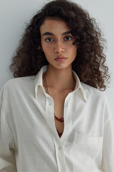 Suud Collection Cămașă de bază Ecru Mild Pocket