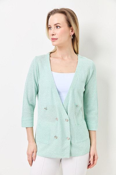 Two Mail Brass Cardigan with Pockets MINT