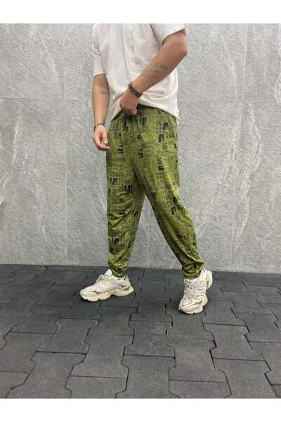 FıttingRoom Comfortable Fit Baggy Pants with Elastic Waist