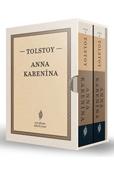 Yordam Kitap Anna Karanina (2 CİLT TAKIM KUTULU) / Lev Nikolayeviç Tolstoy