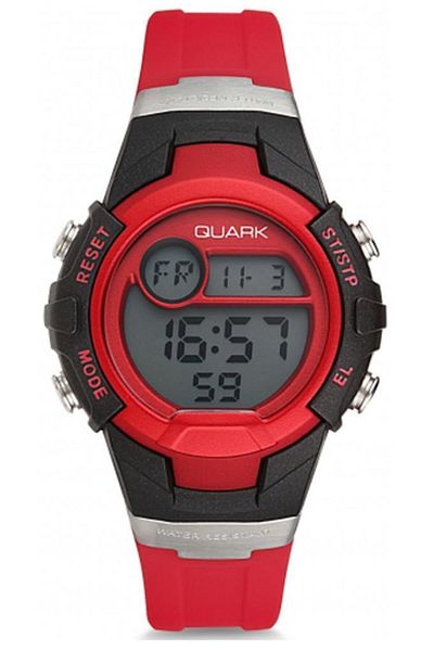 Quark Qu-06293-08 Digital Children's Wristwatch with Cord Gift