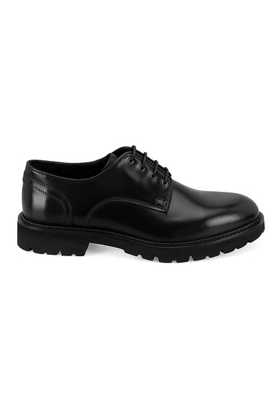 Desa Ανδρικά δερμάτινα κλασικά παπούτσια Griffin Black