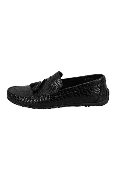 Desa Ανδρικό δερμάτινο loafer Grady Black