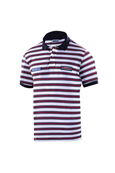 Sparco Martini Racing Polo Sportline White Size S