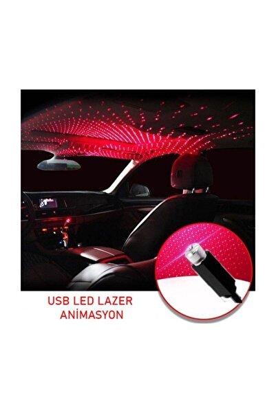 Genel Markalar Usb Led Lazer Atmosfer Animasyon Işığı Projektörü