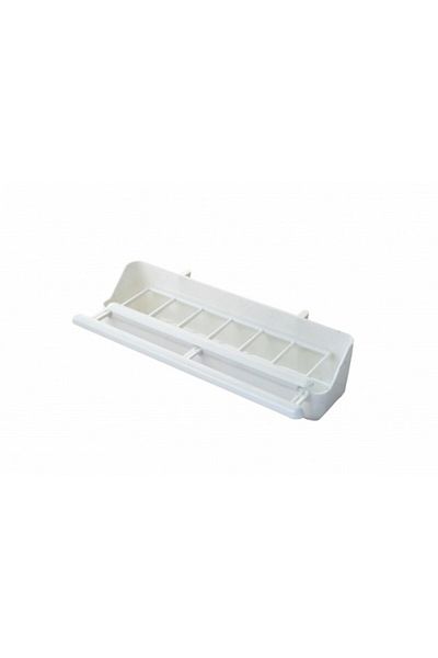 TİSERT White 6-Compartment Long Food Bowl