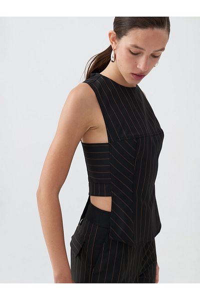Nocturne Striped Blouse