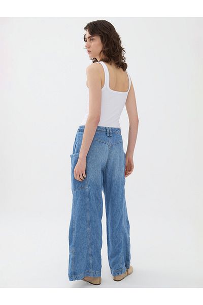Nocturne Contrast Top Stitched Pocket Trousers