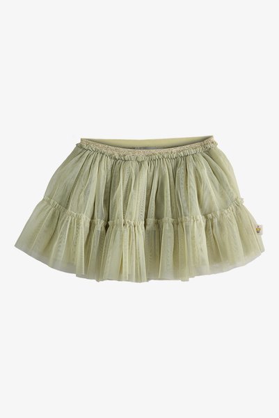 Milk & Muffin Skirt for Girls Holiday Wear Ada Tea Green Tü Tulle Skirt