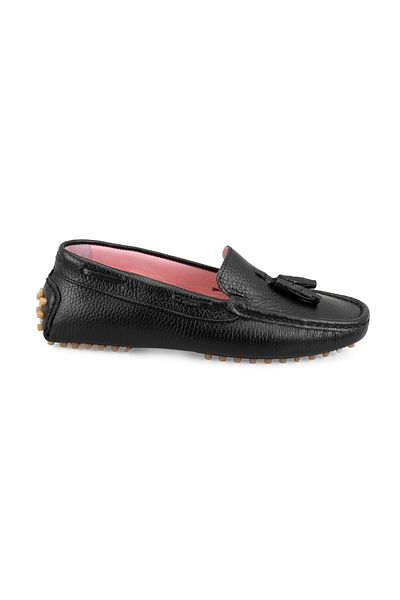 Desa Loafer de damă din piele neagră