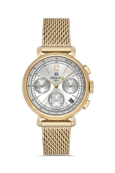 Hislon Qt142g-02ss Women's Wristwatch
