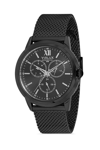 Vialux Vx530b-04ss Men's Wristwatch