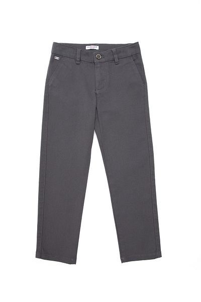 U.S. Polo Assn. Boy's Anthracite Canvas Pants 50293620 -Vr006