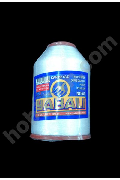 Yabalı Νο 60 Yabali 100 gr Πολυεστερικό Σχοινί - Χιόνι Λευκό