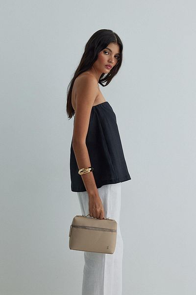Suud Collection Μπεζ τσάντα Sallie