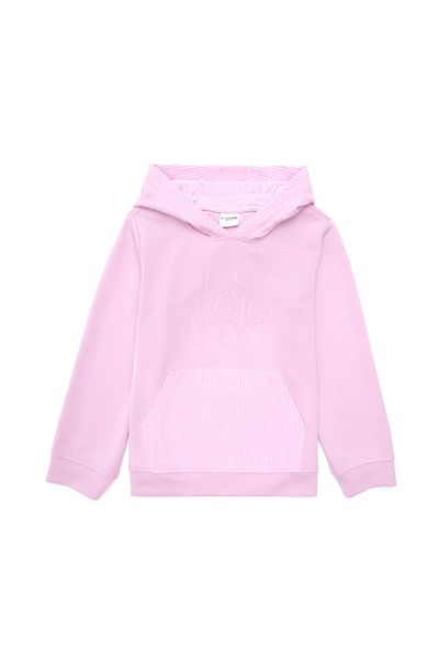 U.S. Polo Assn. Girl's Pink Hooded Sweatshirt 50290722 -Vr041