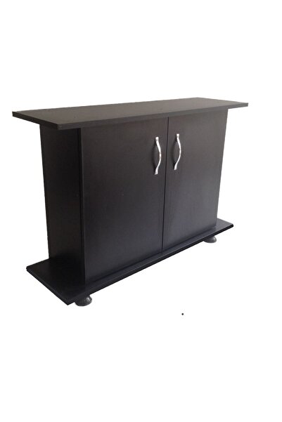 Kanki Pet Lüks Düz Akvaryum Siyah Sehpa 80 x 45 x 67 CM