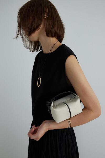 Suud Collection Archi Cream Bonbon Bag