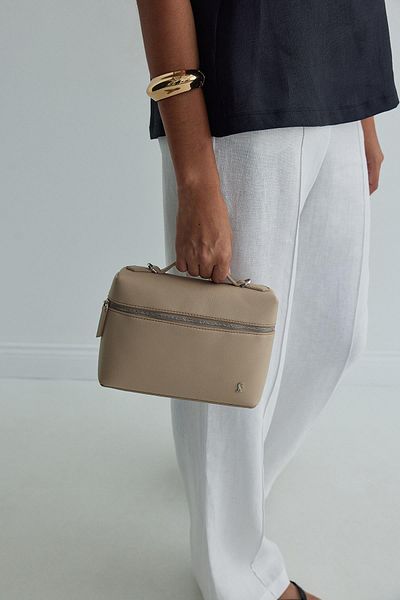 Suud Collection Μπεζ τσάντα Sallie