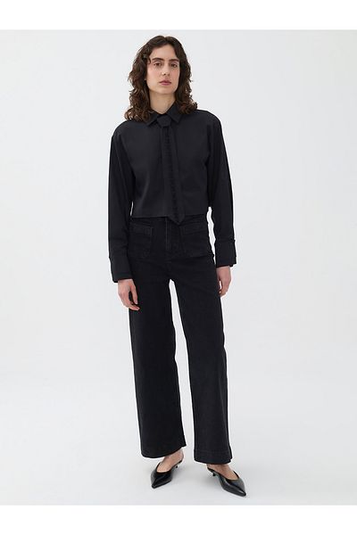 Nocturne Tie Detailed Shirt
