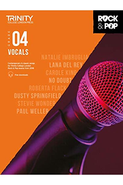 Trinity College London Rock & Pop 2018 Vocals Grade 4