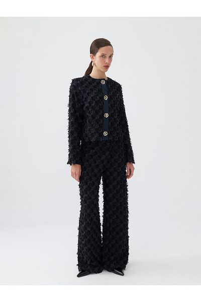 Nocturne Tasseled Wide Leg Trousers