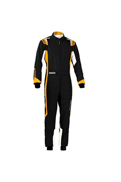 Sparco Thunder Karting Tulumu Siyah Turuncu 120 Beden