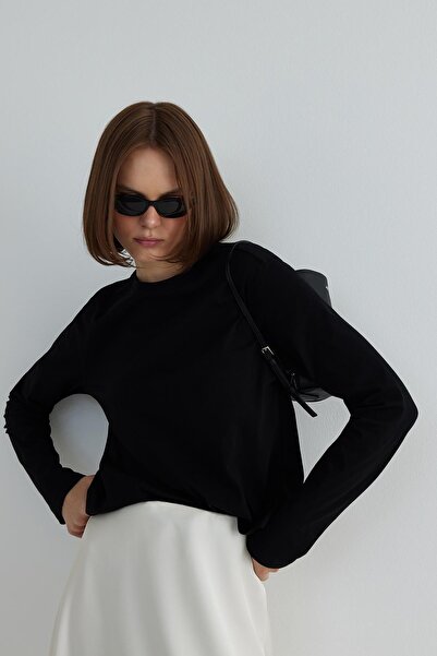 Suud Collection Black Forever Long Sleeve T-Shirt