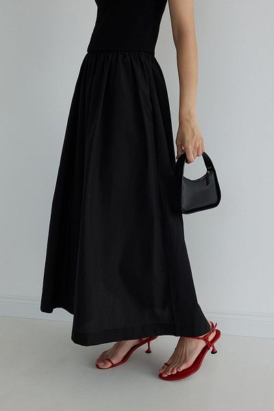Suud Collection Μαύρο φόρεμα Holy Maxi