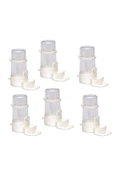 KARDELEN PET Snowdrop Budgie Silo Water Bottle 6 Pieces