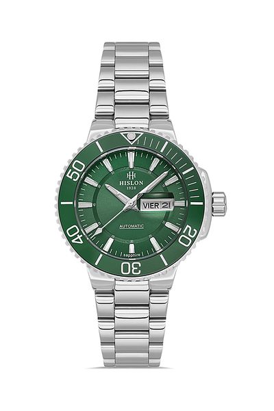 Hislon Qd137t-15ss Model Automatic Women's Wristwatch