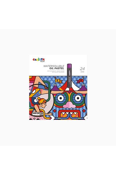 CARIOCA CARİOCA PLUS WATERSOLUBLE OIL PASTEL 24 PACK (WATER SOLVABLE)