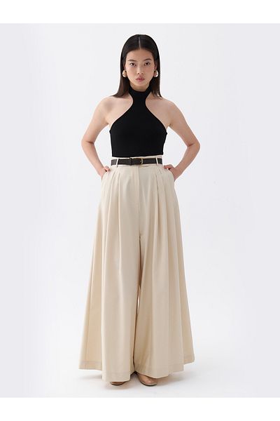 Nocturne Palazzo Belted Pants