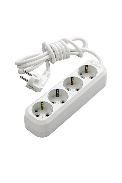 MAKEL Dörtlü Grup Priz Uzatma Kablosu 2 Metre