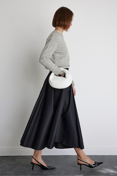 Suud Collection Ecru Mini Bowl Bag