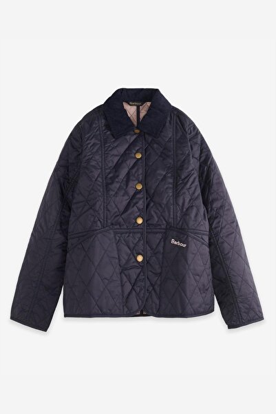 Barbour Summer Liddesdale Kız Kapitone Ceket Ny94 Navy-gardenia