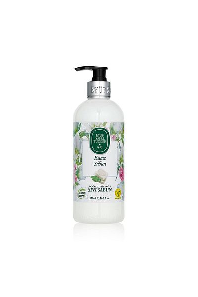 Eyüp Sabri Tuncer Natural Olive Oil White Soap Liquid Soap 500 ml