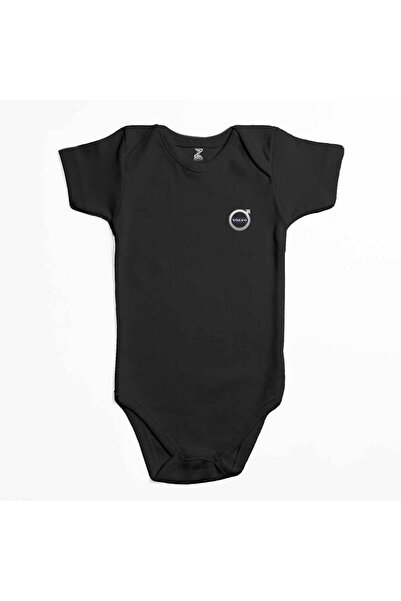 CrowsGate بدلة أطفال بشعار فولفو 2 باللون الأسود