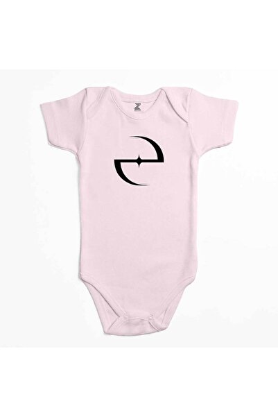 CrowsGate Evanescence Classic Logo Pink Color Baby Bodysuit
