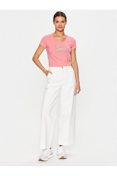 Guess Γυναικείο T-shirt Slim Fit Script