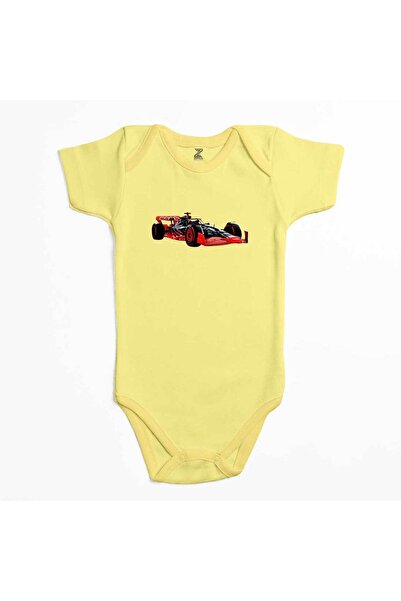 CrowsGate بدلة أطفال من F1 Audi باللون الأصفر