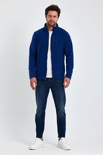 monox Ανδρικό μπουφάν Fleece Outdoor - Με φερμουάρ