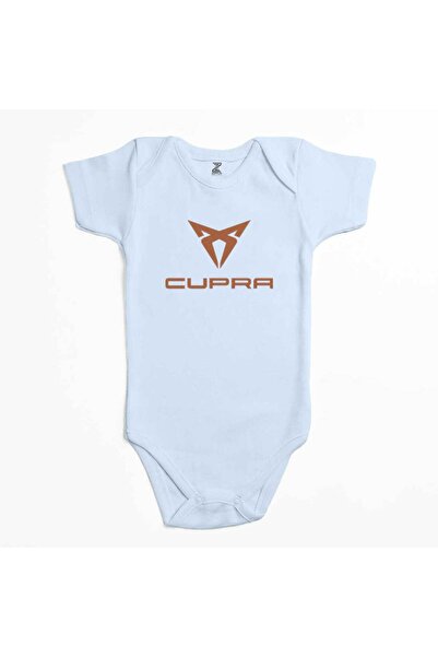 CrowsGate Kupra Logo Color Blue Baby Bodysuit