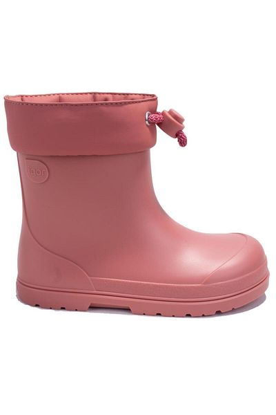 IGOR Igor W10305 Orthopedic Girl's Rain Boots - Wipe Rose Design