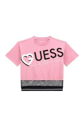 Guess K z Cocuk Regular Fit T shirt Fiyat Yorumlar Trendyol